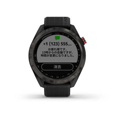 GARMIN GPS ゴルフナビゲーションウォッチ Approach S42(ブラック