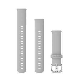 Quick Release バンド 18mm Mist Gray Silicone / Silver GARMIN 010-12932-0G Quick Release バンド 18mm Mist Gray Silicone / Silver GARMIN 010-12932-0G