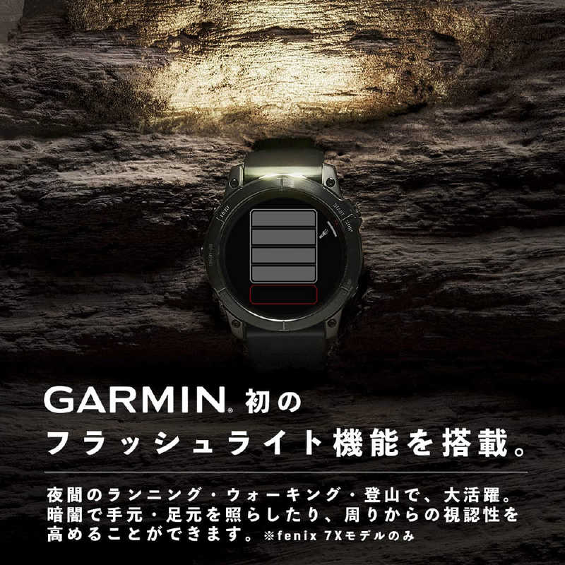 GARMIN GARMIN スマートウォッチ fenix 7X Sapphire Dual Power Ti Black DLC Black 010-02541-43 010-02541-43