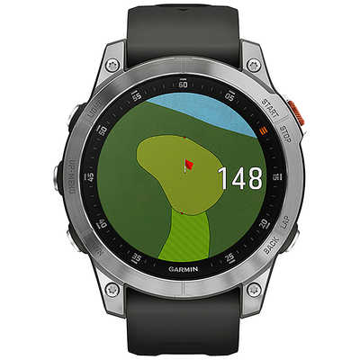 GARMIN スマートウォッチ epix Steel Graphite 010-02582-05 の通販