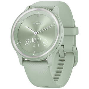 GARMIN スマートウォッチ vivomove Sport Silver Cool Mint 010-02566-43 GARMIN スマートウォッチ vivomove Sport Silver Cool Mint 010-02566-43