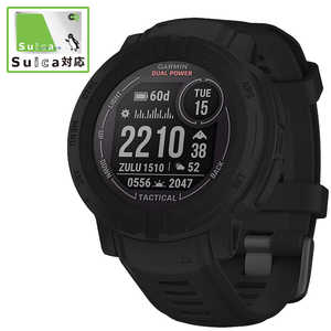 GARMIN スマートウォッチ Instinct 2 Dual Power Tactical Edition Black  010-02627-43