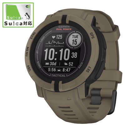 GARMIN スマートウォッチ Instinct 2 Dual Power Tactical