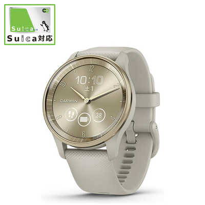 GARMIN スマートウォッチ vivomove Trend French Gray / Cream Gold