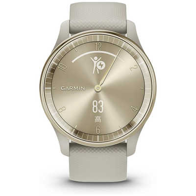 GARMIN スマートウォッチ vivomove Trend French Gray / Cream Gold