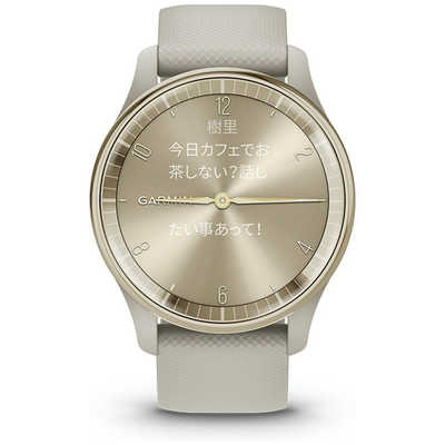 GARMIN スマートウォッチ vivomove Trend French Gray/Cream Gold 新品未使用 GARMIN スマートウォッチ vivomove Trend French Gray / Cream Gold