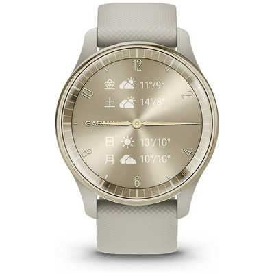 GARMIN スマートウォッチ vivomove Trend French Gray / Cream Gold
