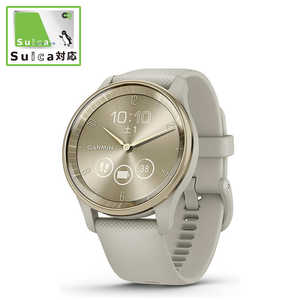 GARMIN スマートウォッチ vivomove Trend French Gray / Cream Gold(Suica対応)  010-02665-72