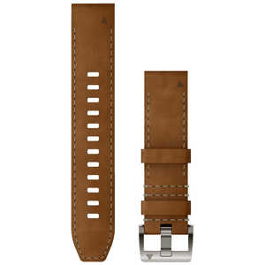 GARMIN QuickFit 22mm Hybrid Leather Strap Brown/Black 010-13225-08 GARMIN QuickFit 22mm Hybrid Leather Strap Brown/Black 010-13225-08