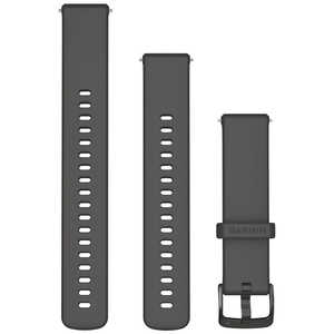 GARMIN Quick Release バンド 18mm Black Sesame Silicone / Slate 010-13256-00