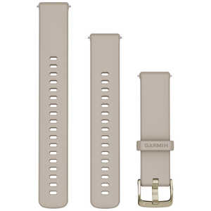GARMIN Quick Release バンド 18mm French Gray Silicone / Cream Gold 010-13256-02 GARMIN Quick Release バンド 18mm French Gray Silicone / Cream Gold 010-13256-02