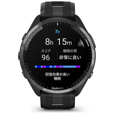 GARMIN スマートウォッチ Forerunner 965 Black(Suica対応) 010