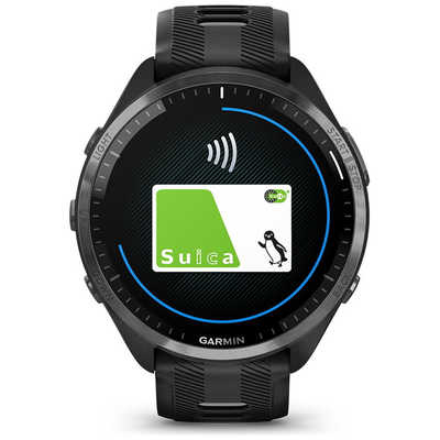 GARMIN スマートウォッチ Forerunner 965 Black(Suica対応) 010