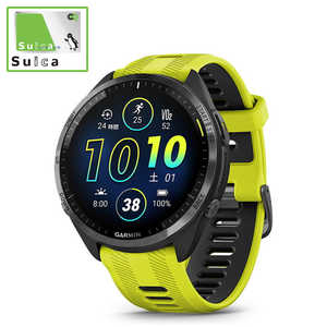 GARMIN スマートウォッチ Forerunner 965 Amp Yellow(Suica対応) 0100280962