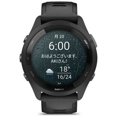 GARMIN スマートウォッチ Forerunner 265 Black(Suica対応) 010-02810