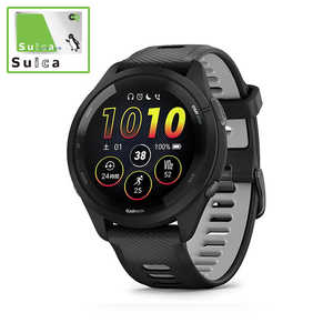 GARMIN スマートウォッチ Forerunner 265 Black(Suica対応)  010-02810-40