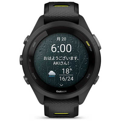 ガーミン Forerunner 265S Black 日本語版 液晶保護フィルム付 フォアランナー 265S ブラック 010-02810-43 GARMIN 国内正規品 1年保証 正規販売店