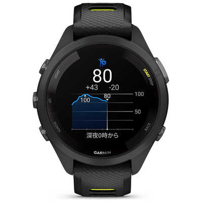 GARMIN スマートウォッチ Forerunner 265S Black(Suica対応) 010-02810