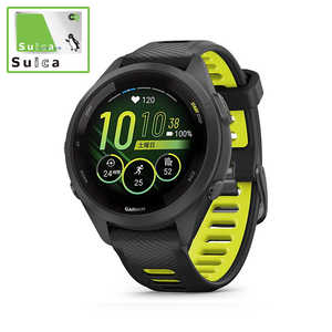 GARMIN スマートウォッチ Forerunner 265S Black(Suica対応)  010-02810-43