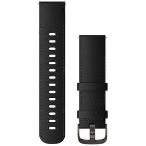 GARMIN Quick Release バンド 22mm Black Leather / Brushed Slate 010-12932-63 GARMIN Quick Release バンド 22mm Black Leather / Brushed Slate 010-12932-63