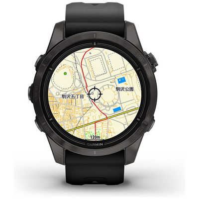 GARMIN スマートウォッチ epix Pro (Gen 2) 42mm Sapphire Ti Carbon