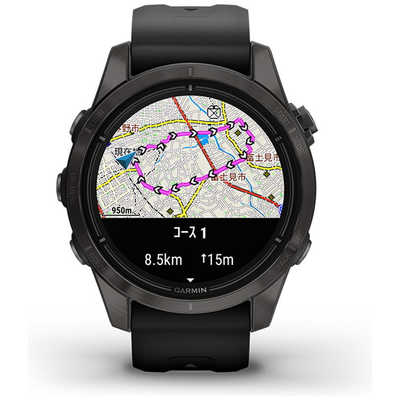 時計 Garmin Epix Pro 42mm Carbon Gray GARMIN スマートウォッチ epix Pro (Gen 2) 42mm Sapphire Ti Carbon