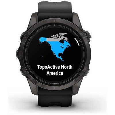 GARMIN スマートウォッチ epix Pro (Gen 2) 42mm Sapphire Ti Carbon