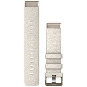 GARMIN QuickFit 20mm Cream Heathered Nylon Band with Soft Gold 0101327908