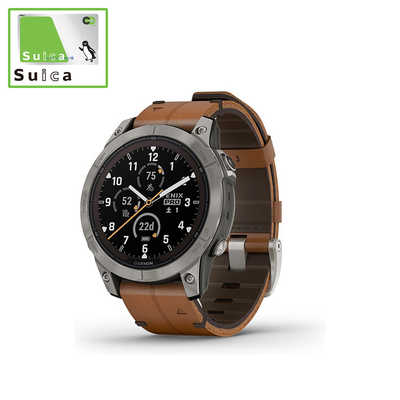 GARMIN スマートウォッチ fenix 7 Pro Sapphire Dual Power Ti Carbon 