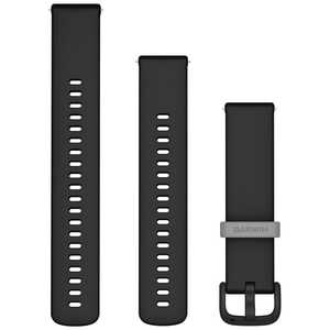 GARMIN Quick Release バンド 20mm Black Silicone / Slate (ガーミン) 0101293230