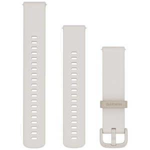 GARMIN Quick Release バンド 20mm Ivory Silicone / Cream Gold (ガーミン) 0101293231