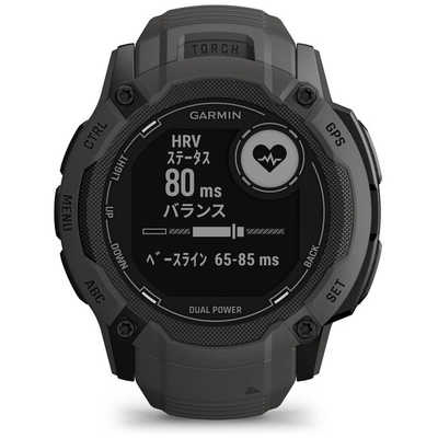 GARMIN スマートウォッチ Instinct 2X Dual Power Graphite(Suica対応