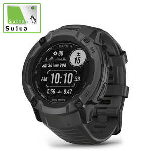 GARMIN スマートウォッチ Instinct 2X Dual Power Graphite(Suica対応) 010-02805-22 GARMIN スマートウォッチ Instinct 2X Dual Power Graphite(Suica対応) 010-02805-22