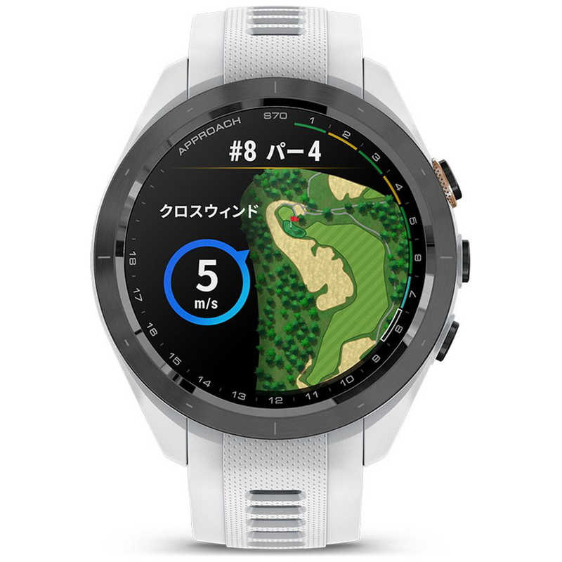 GARMIN GARMIN GPS ゴルフナビ Approach S70 42mm ホワイト  0100274620 0100274620