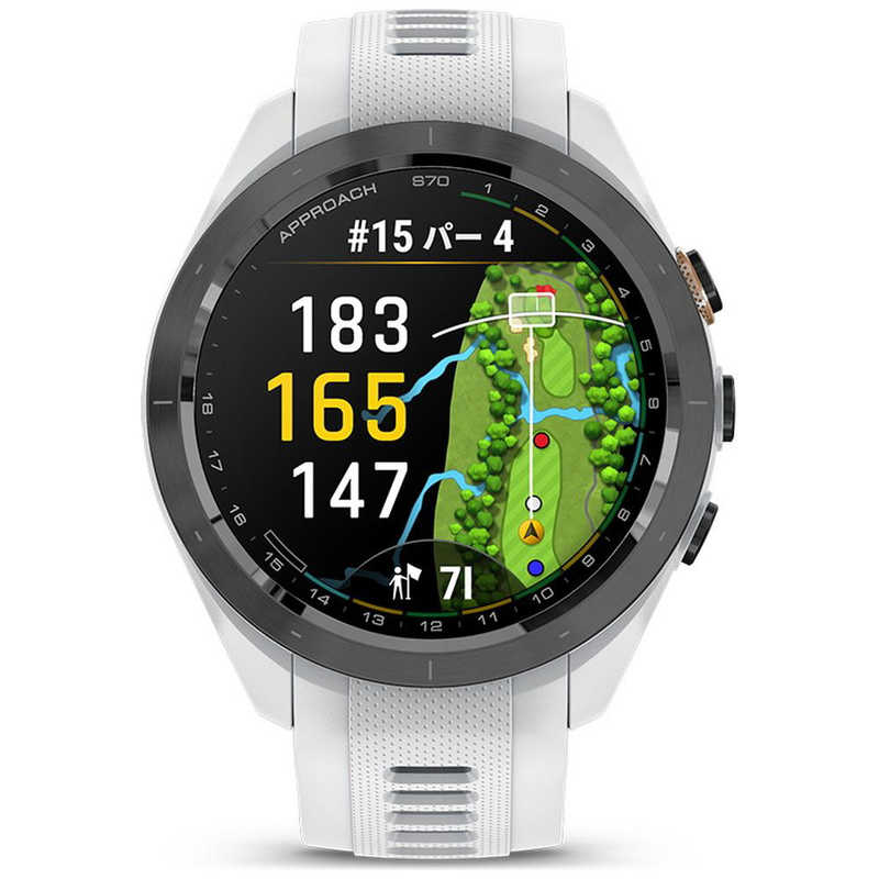 GARMIN GARMIN GPS ゴルフナビ Approach S70 42mm ホワイト  0100274620 0100274620