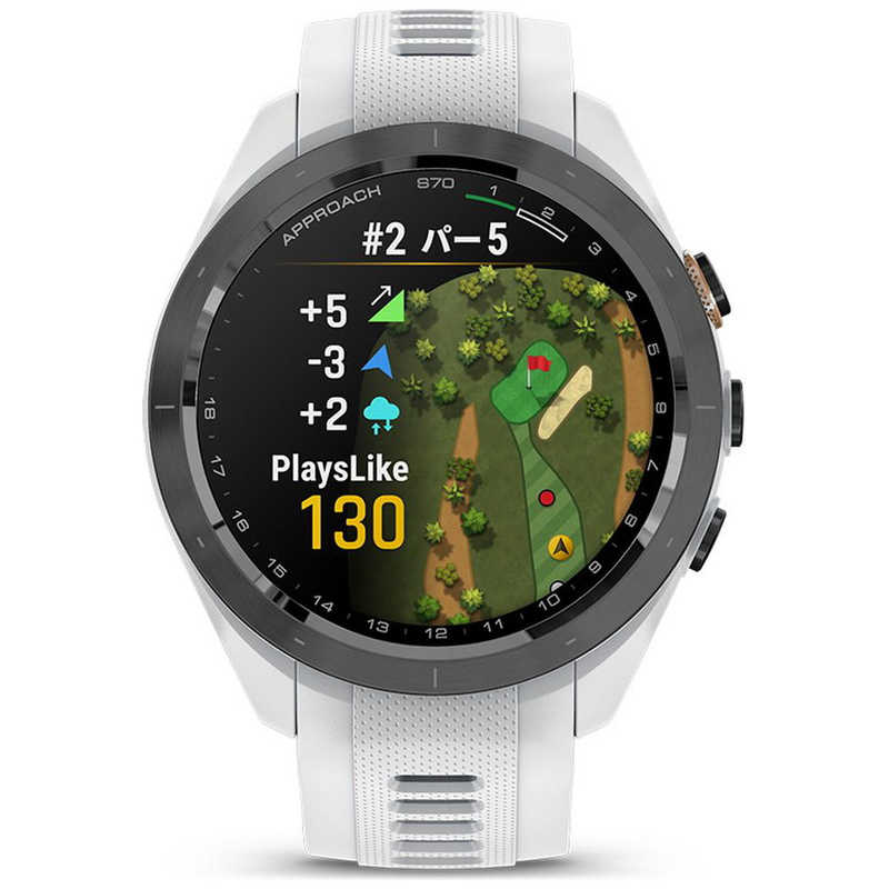 GARMIN GARMIN GPS ゴルフナビ Approach S70 42mm ホワイト  0100274620 0100274620