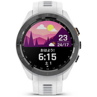 GARMIN GPS ゴルフナビ Approach S70 42mm ホワイト 0100274620 の通販