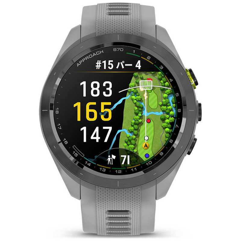 GARMIN GARMIN GPS ゴルフナビ Approach S70 42mm グレー  0100274621 0100274621