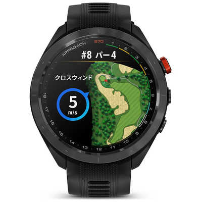 【GARMIN】ガーミン APPROACH S70 GPSナビ GARMIN GPS ゴルフナビ Approach S70 47mm ブラック 010-02746-22 の