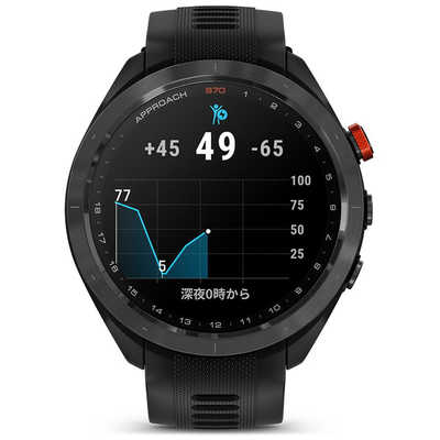 GARMIN GPS ゴルフナビ Approach S70 47mm ブラック 010-02746