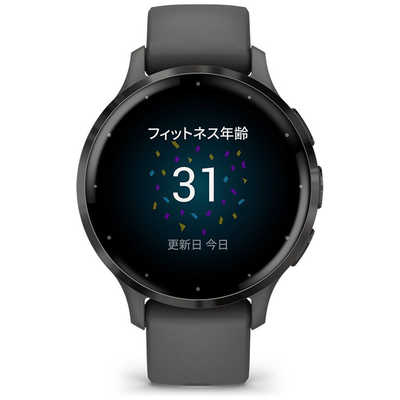 GARMIN GPSスマートウォッチ Venu 3S Suivca対応 Black Sesame GARMIN GPSスマートウォッチ Venu 3S Suivca対応 Black Sesame