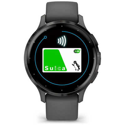 GARMIN GPSスマートウォッチ Venu 3S Suivca対応 Black Sesame