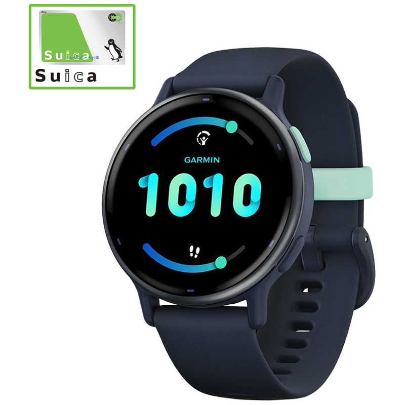 GARMIN GARMIN GPSスマートウォッチ vivoactive(ヴィヴォアクティブ)5 Suica対応 Blue / Blue Met 010-02862-42 010-02862-42