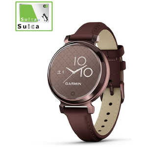 GARMIN Lily 2 Classic(リリー2 クラシック)スマートウォッチ (Suica対応) Mulberry Leather / Dark Bronze 010-02839-51