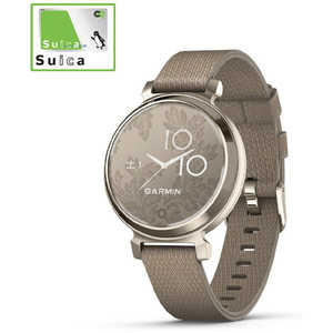 GARMIN Lily 2 Classic(꡼2 饷å)ޡȥå (Suicaб) Coffee Nylon / Cream Gold 010-02839-52