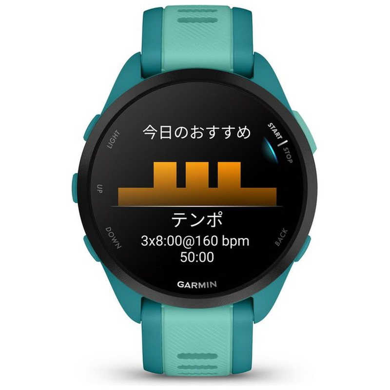 GARMIN GARMIN ランニングGPSスマートウォッチ Forerunner 165 Music Turquoise 010-02863-92 010-02863-92