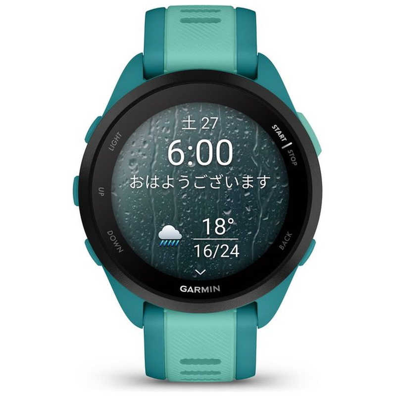 GARMIN GARMIN ランニングGPSスマートウォッチ Forerunner 165 Music Turquoise 010-02863-92 010-02863-92