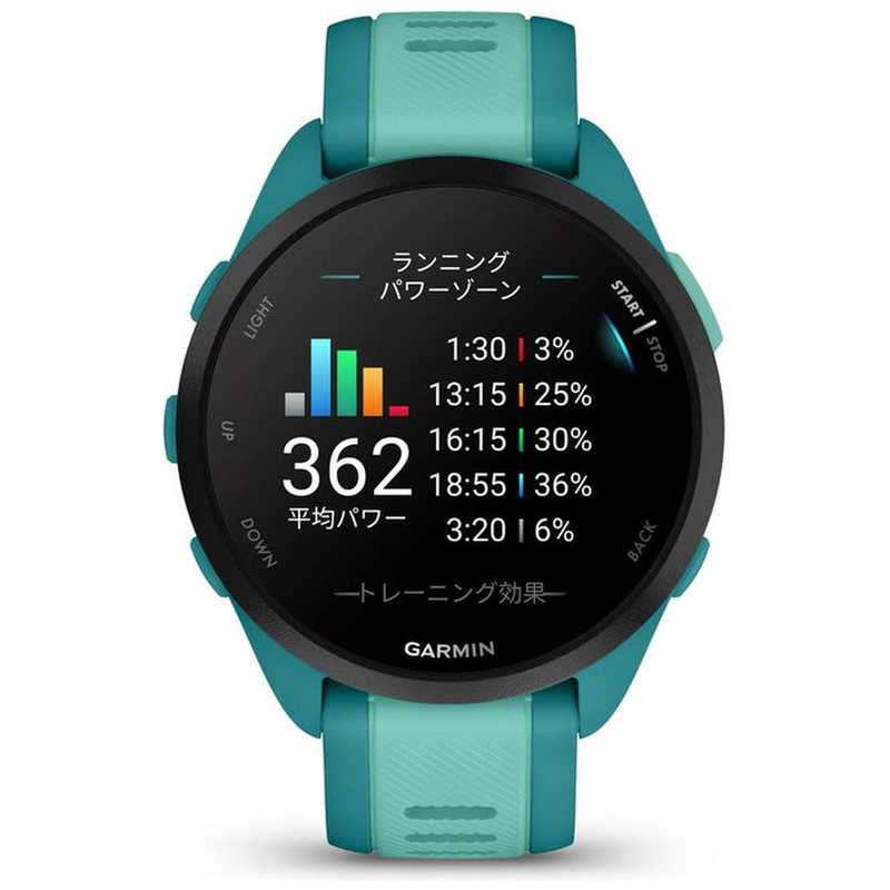 GARMIN GARMIN ランニングGPSスマートウォッチ Forerunner 165 Music Turquoise 010-02863-92 010-02863-92