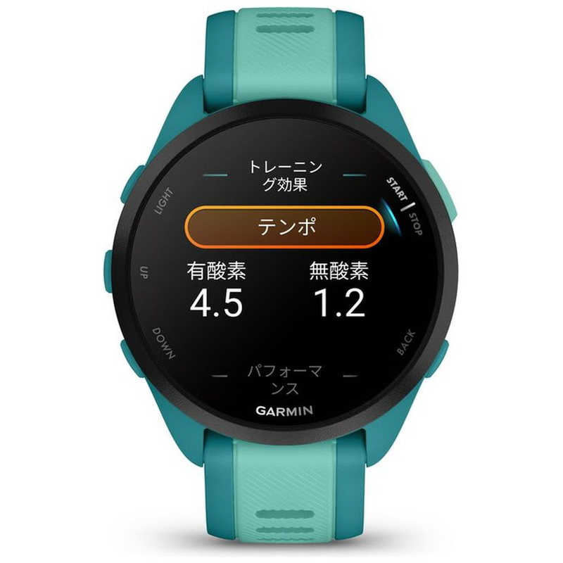 GARMIN GARMIN ランニングGPSスマートウォッチ Forerunner 165 Music Turquoise 010-02863-92 010-02863-92