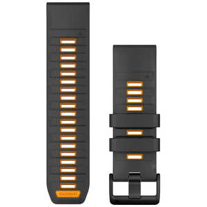 GARMIN QuickFit F8 26mm Graphite/ Spark Orange 26mm Graphite/ Spark Orange 010-13393-05 GARMIN QuickFit F8 26mm Graphite/ Spark Orange 26mm Graphite/ Spark Orange 010-13393-05
